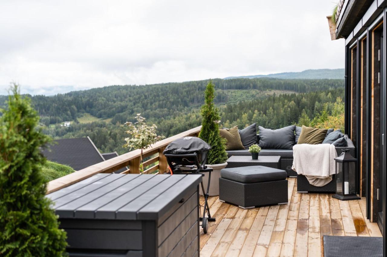 Hide Hut - Amazing View 50 Min From Oslo Villa Stange Екстериор снимка